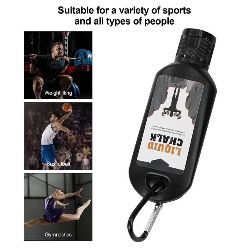 50ml Weight Lifting Liquid Chalk Sports Magnesium Powder Fitness Weight Lifting Non-slip Cream Grip for Climbing Gym Sports