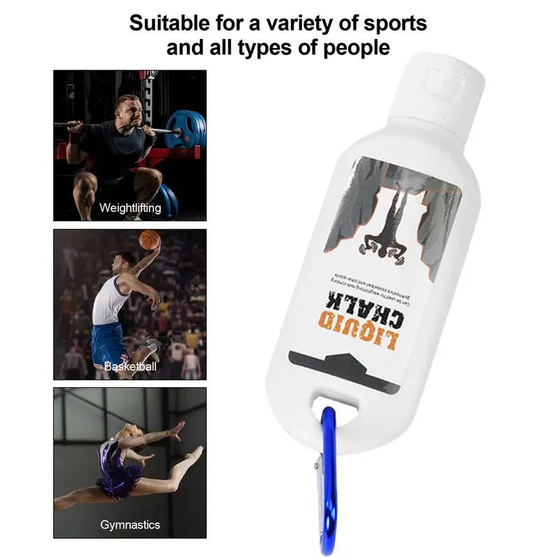 50ml Weight Lifting Liquid Chalk Sports Magnesium Powder Fitness Weight Lifting Non-slip Cream Grip for Climbing Gym Sports