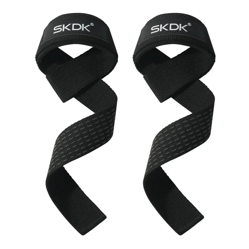 2Pcs Weightlifting Wrist Straps Strength Training Adjustable Non-slip Gym Fitness Lifting Strap Wrist Support Sports Grip Band