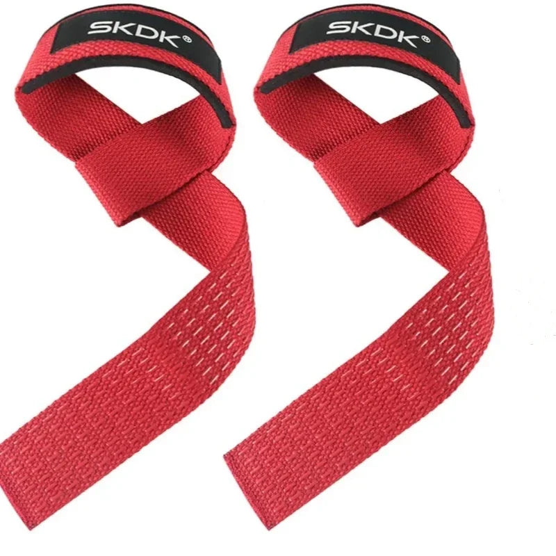 2Pcs Weightlifting Wrist Straps Strength Training Adjustable Non-slip Gym Fitness Lifting Strap Wrist Support Sports Grip Band