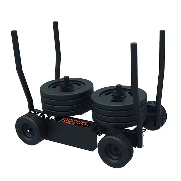 Gym Adjustable Resistance Strength Training Car Tank Sled Car