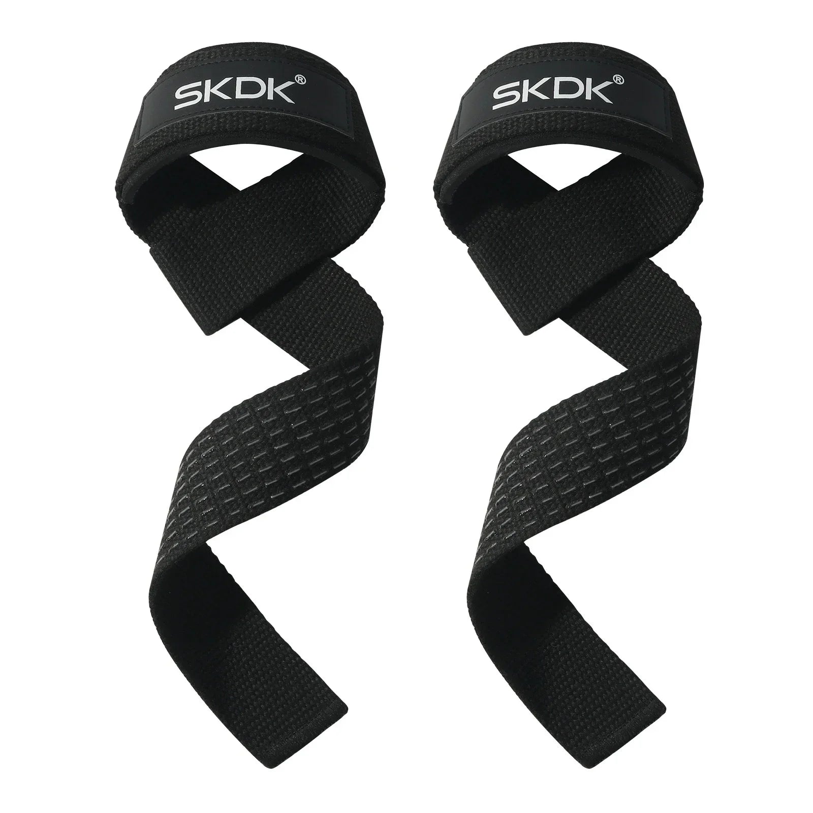 2Pcs Weightlifting Wrist Straps Strength Training Adjustable Non-slip Gym Fitness Lifting Strap Wrist Support Sports Grip Band